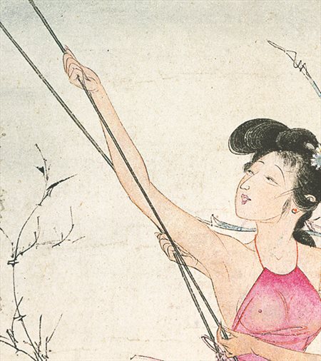乐清-胡也佛的仕女画和最知名的金瓶梅秘戏图
